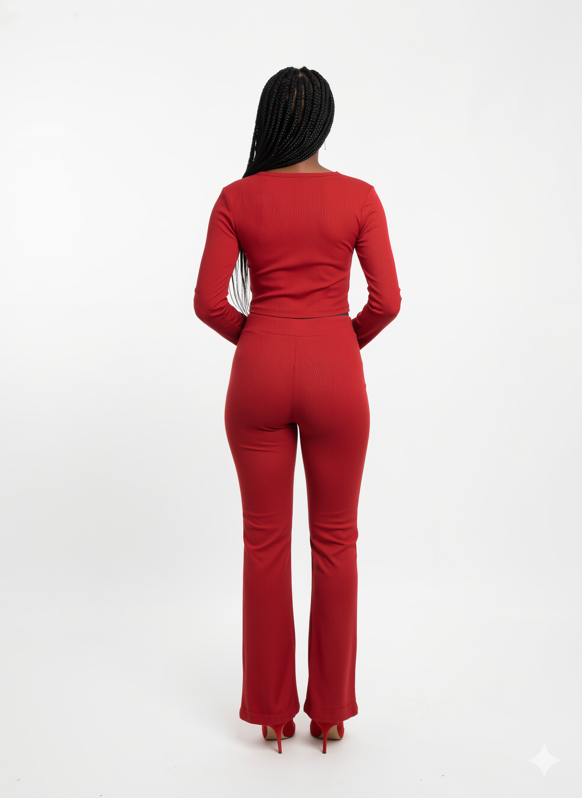 Ribbed Button Co-Ord
