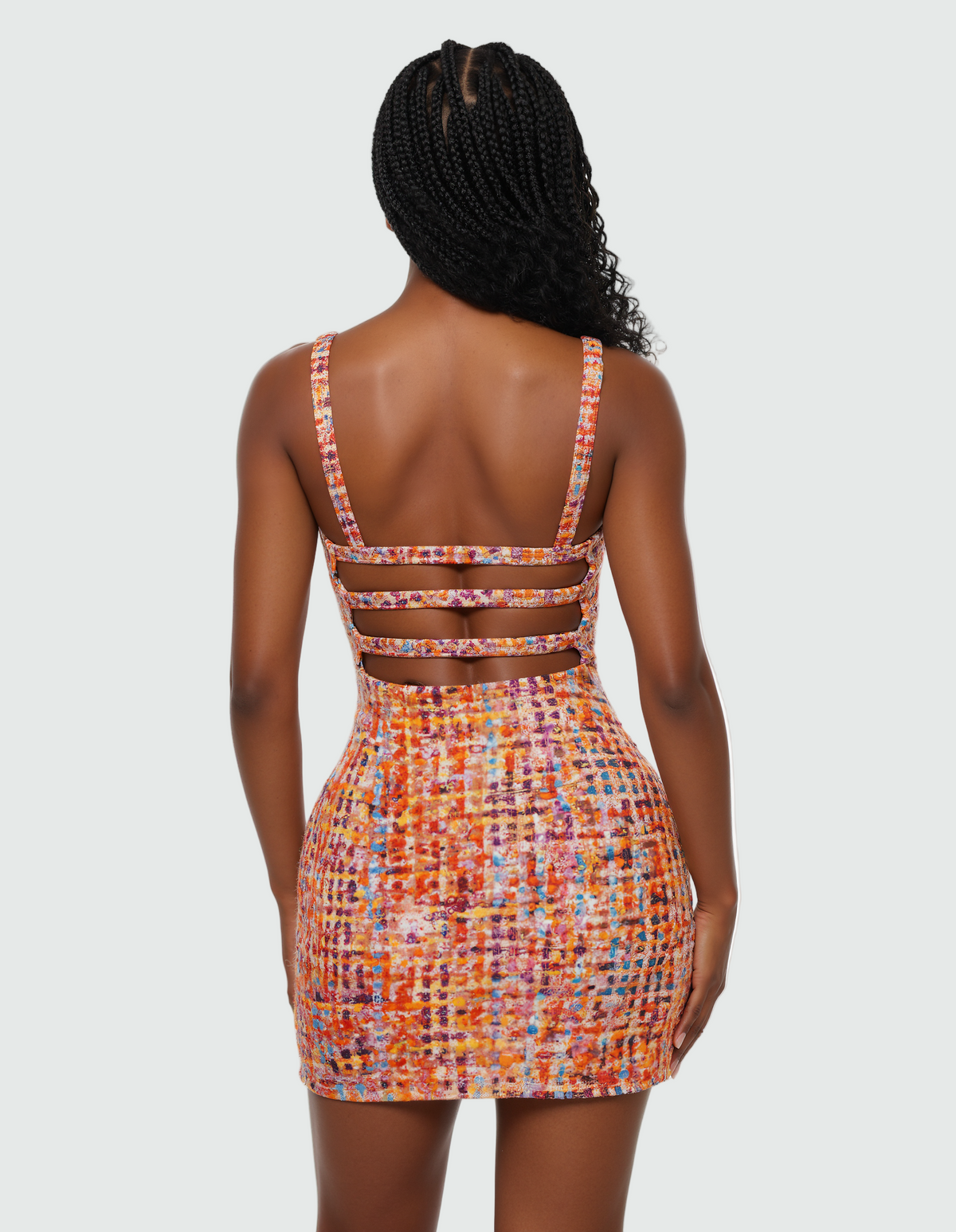 Mosaic Tweed Bodycon